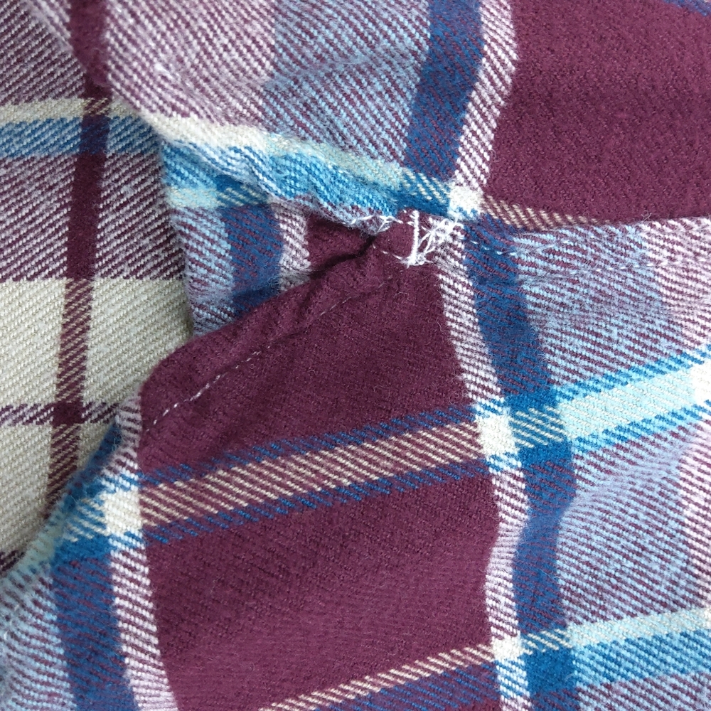 Woolrich Womens Plaid Button Up Flannel Shirt Sz S/P Cotton Cabincore Western - Picture 9 of 14